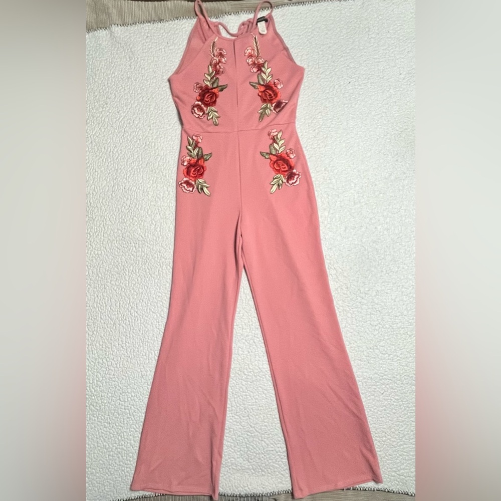 Daylight Floral Embroidered Jumpsuit